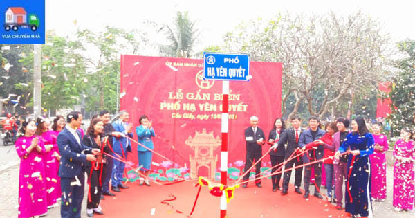 Dịch vụ Chuyển nhà trọn gói tại phố Hạ Yên Quyết