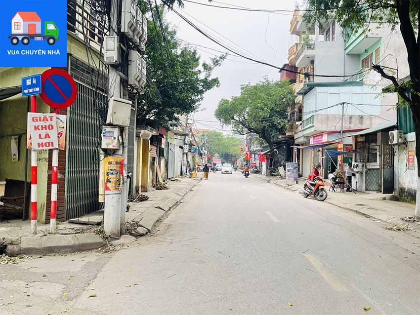 Dịch vụ Chuyển nhà trọn gói tại phố Thúy Lĩnh
