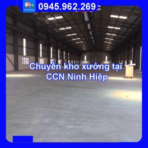 Dịch vụ chuyển kho xưởng trọn gói tại CCN Ninh Hiệp quận Gia Lâm