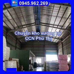 Dịch vụ chuyển kho xưởng trọn gói tại CCN Phú Thị quận Gia Lâm