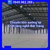 Dịch vụ chuyển kho xưởng trọn gói tại CCN làng nghề Bát Tràng quận Gia Lâm
