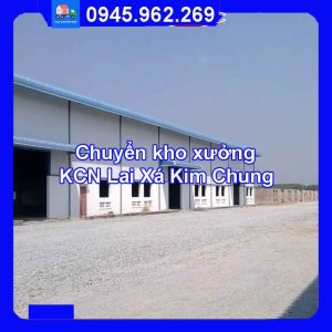 Dịch vụ chuyển kho xưởng trọn gói tại KCN Lai Xá Kim Chung