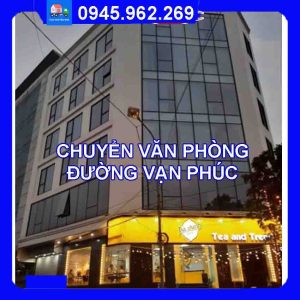 Dịch vụ chuyển văn phòng trọn gói tại đường Vạn Phúc quận Hà Đông 2024