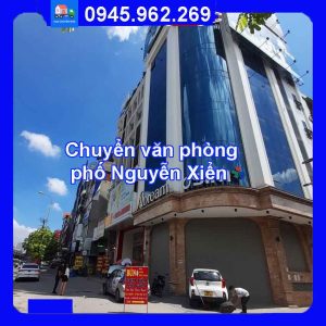 chuyển văn phòng phố Nguyễn Xiển