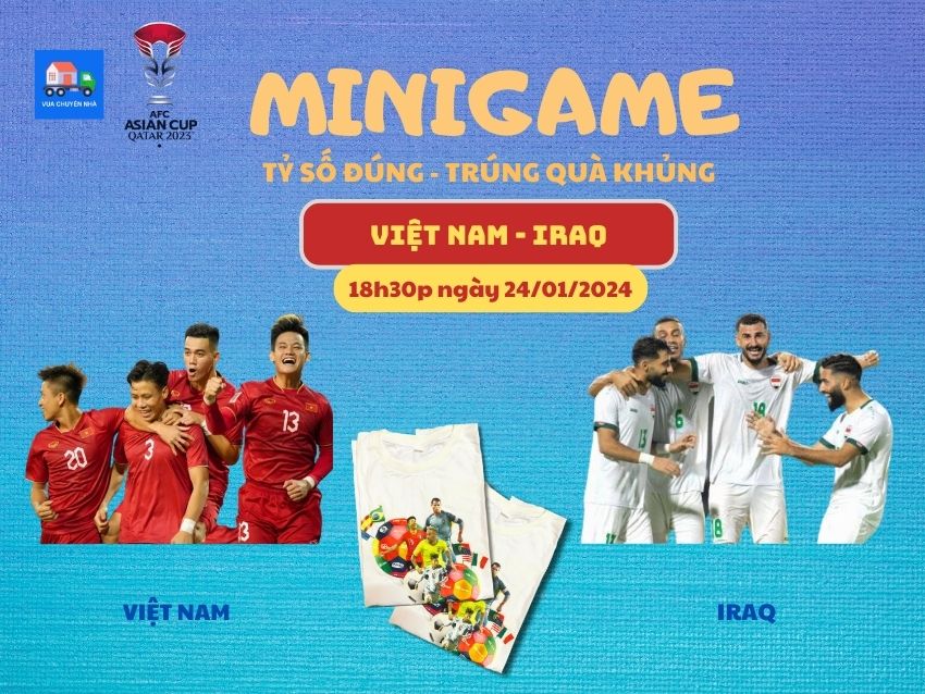 MINIGAME Đồng hành cùng đội tuyển Việt Nam tại AFC Asian Cup 2023: Tỷ số đúng - Trúng quà khủng 2
