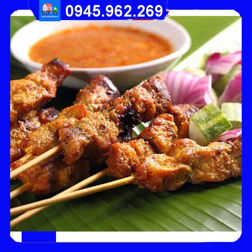 Cách làm thịt xiên nướng satay