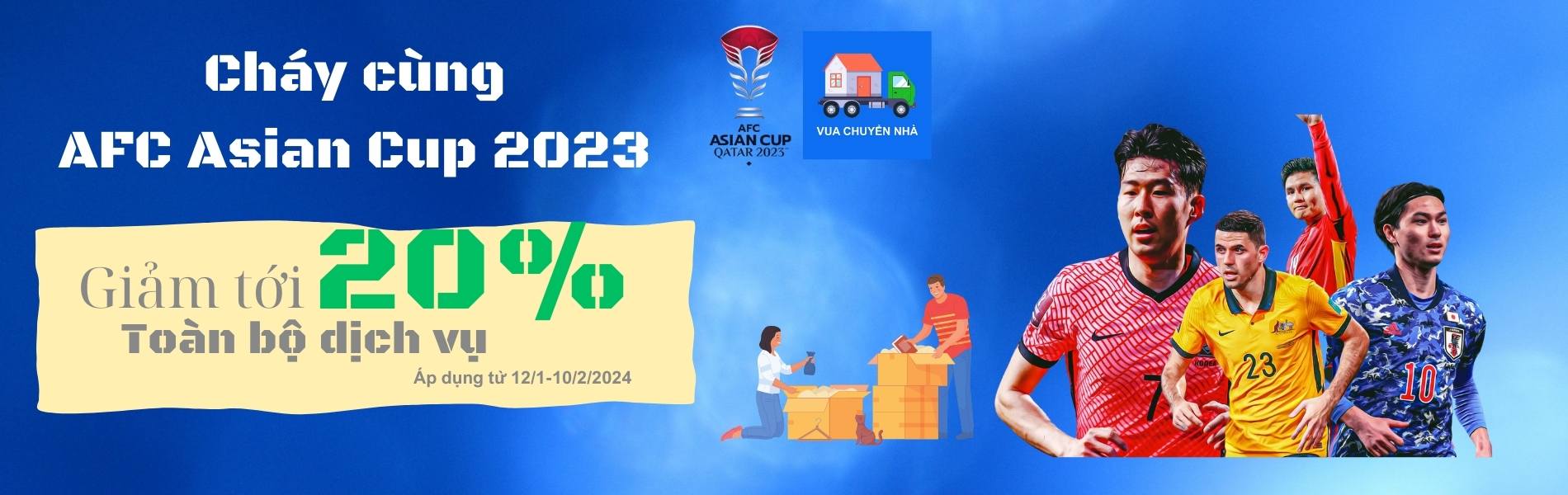 Cháy cùng AFC Asian Cup 2023