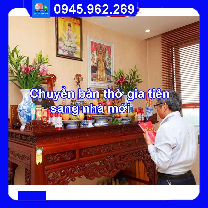 chuyển bàn thờ gia tiên sang nhà mới